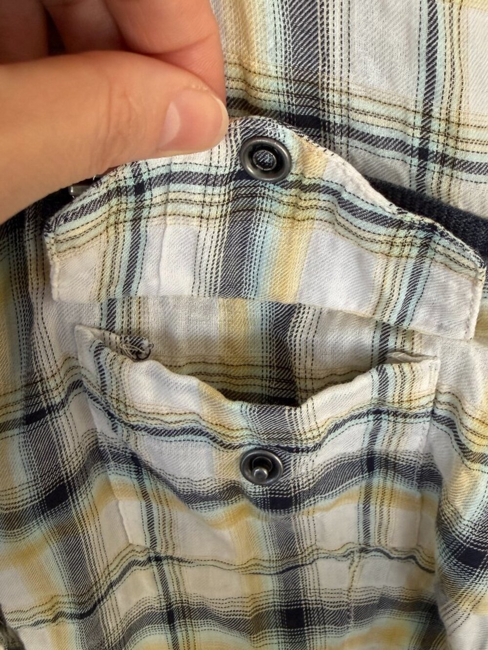 Harley-Davidson Women's Size L Graphic Shirt Cotton Button Up Plaid Long Sleeve - Picture 7 of 16